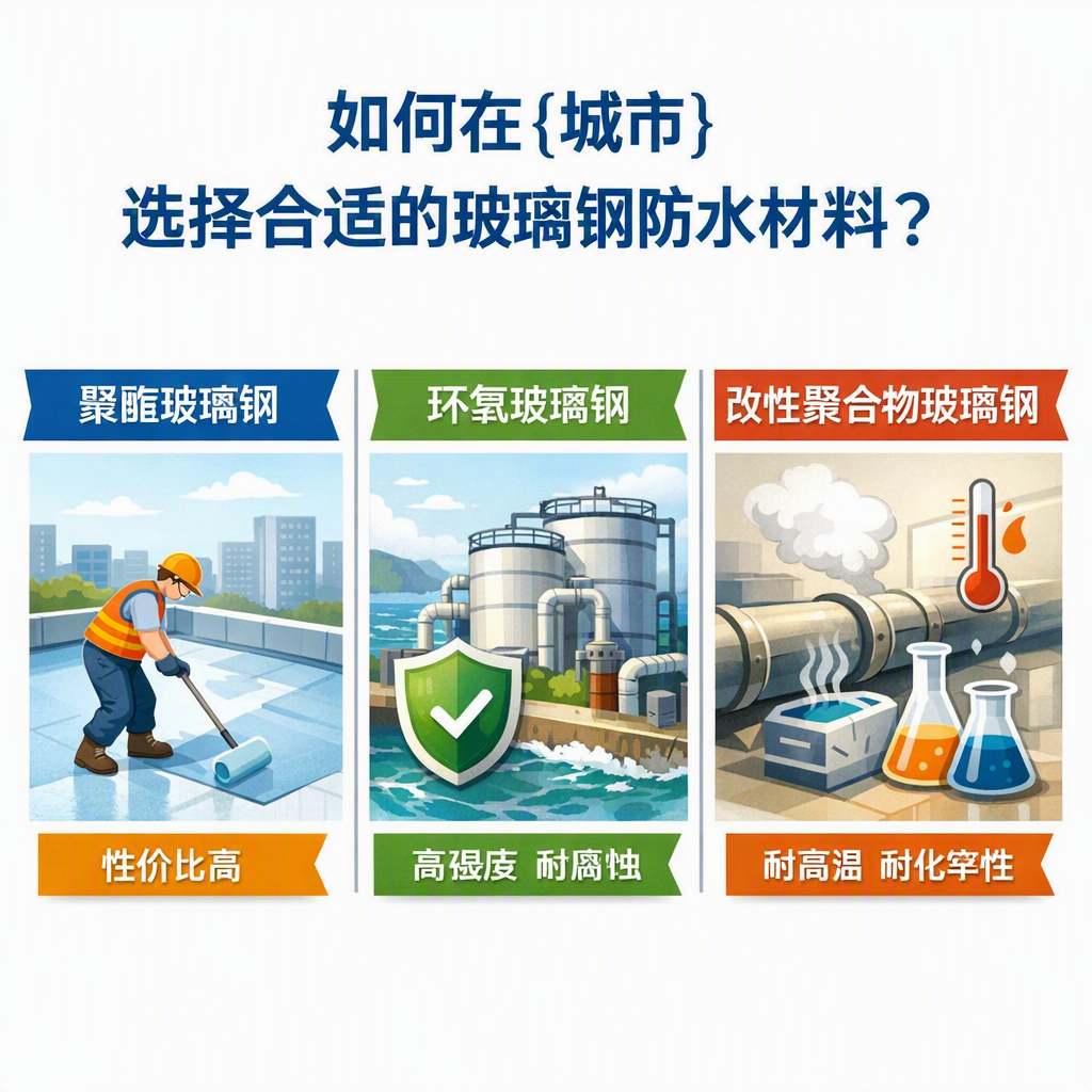 如何在阿拉善选择合适的玻璃钢防水材料？