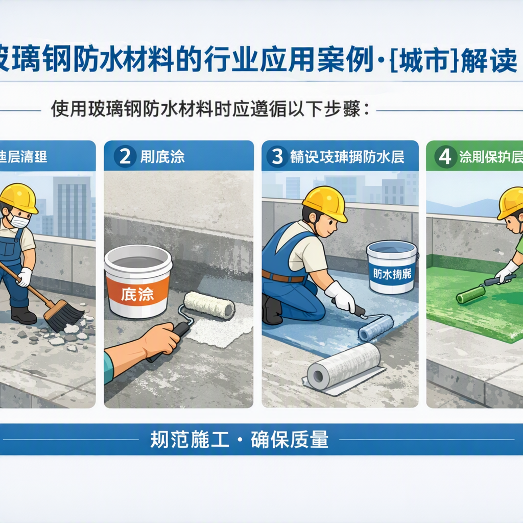 玻璃钢防水材料的行业应用案例，阿拉善解读
